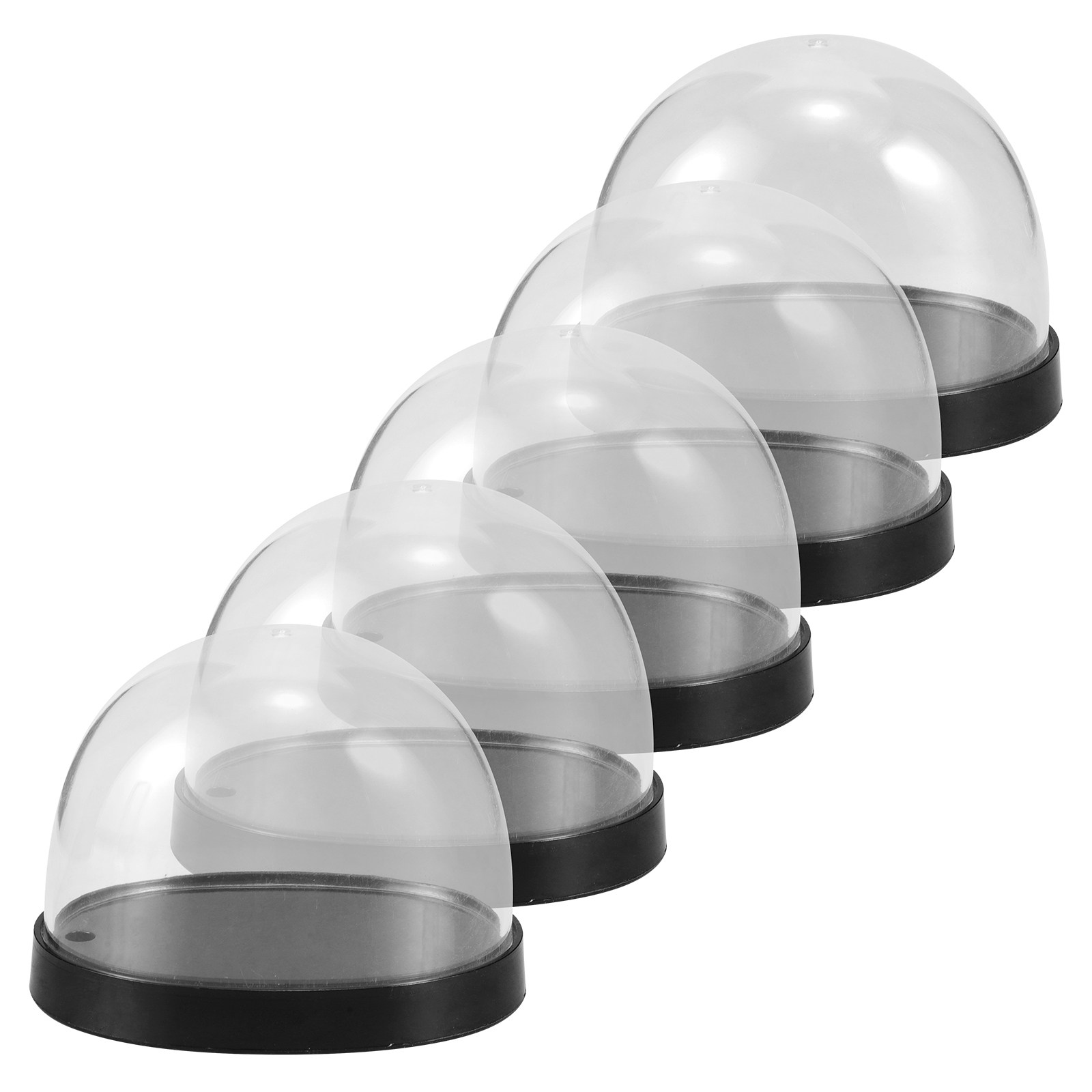 5 مجموعات من أغطية الزجاج الشف - مراجعة Plastic Dome Clear وسعره